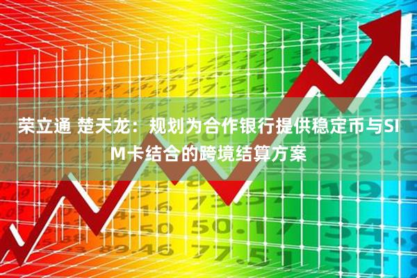 荣立通 楚天龙：规划为合作银行提供稳定币与SIM卡结合的跨境结算方案