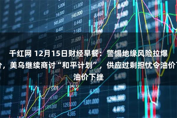 千红网 12月15日财经早餐：警惕地缘风险拉爆金价，美乌继续商讨“和平计划”，供应过剩担忧令油价下挫