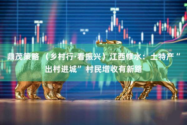 鼎茂策略 （乡村行·看振兴）江西修水：土特产“出村进城” 村民增收有新路